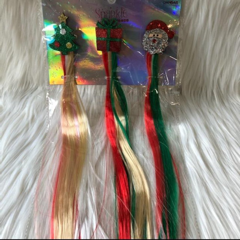 Sparkle Universe Holiday Themed Hair Extension Clips